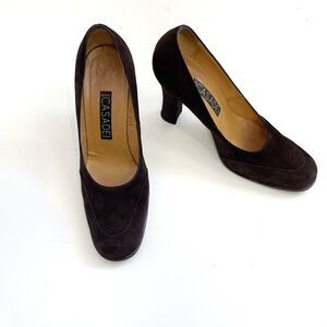 Casadei Brown Suede Pumps Sz 6